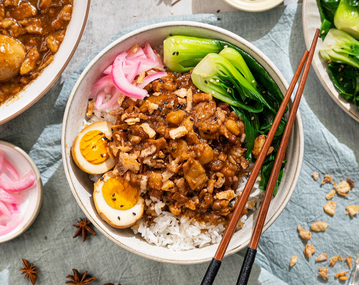 Slow Cooked Taiwanese Braised Pork (Lu Rou Fan)