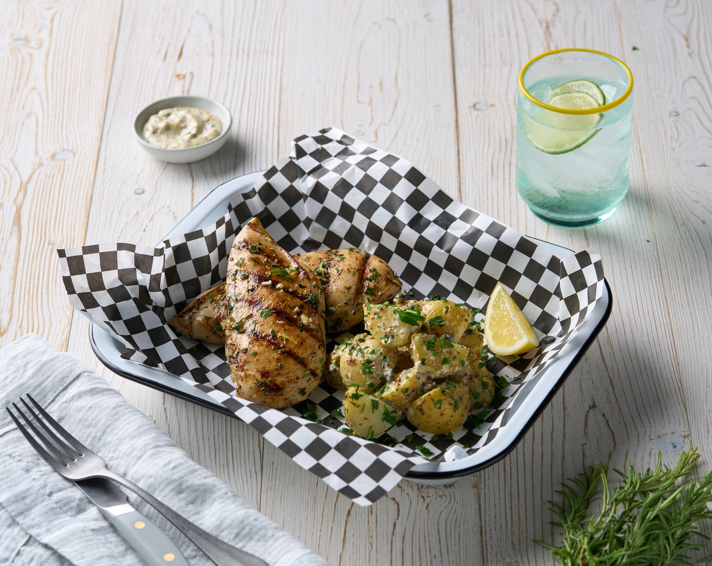 Sally's Grilled Chicken and Potato Salad