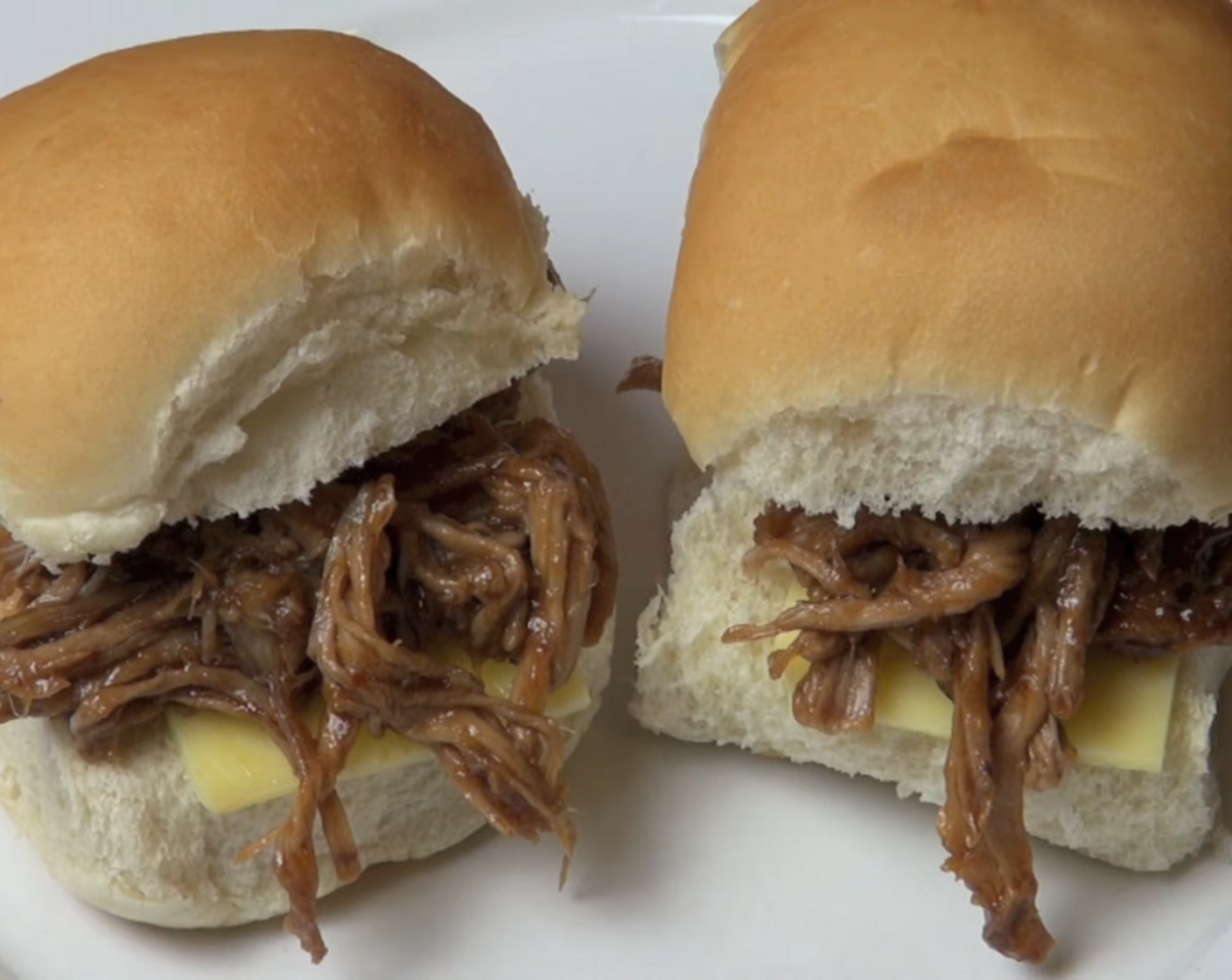 Slow Cooked BBQ Pulled Pork Sliders