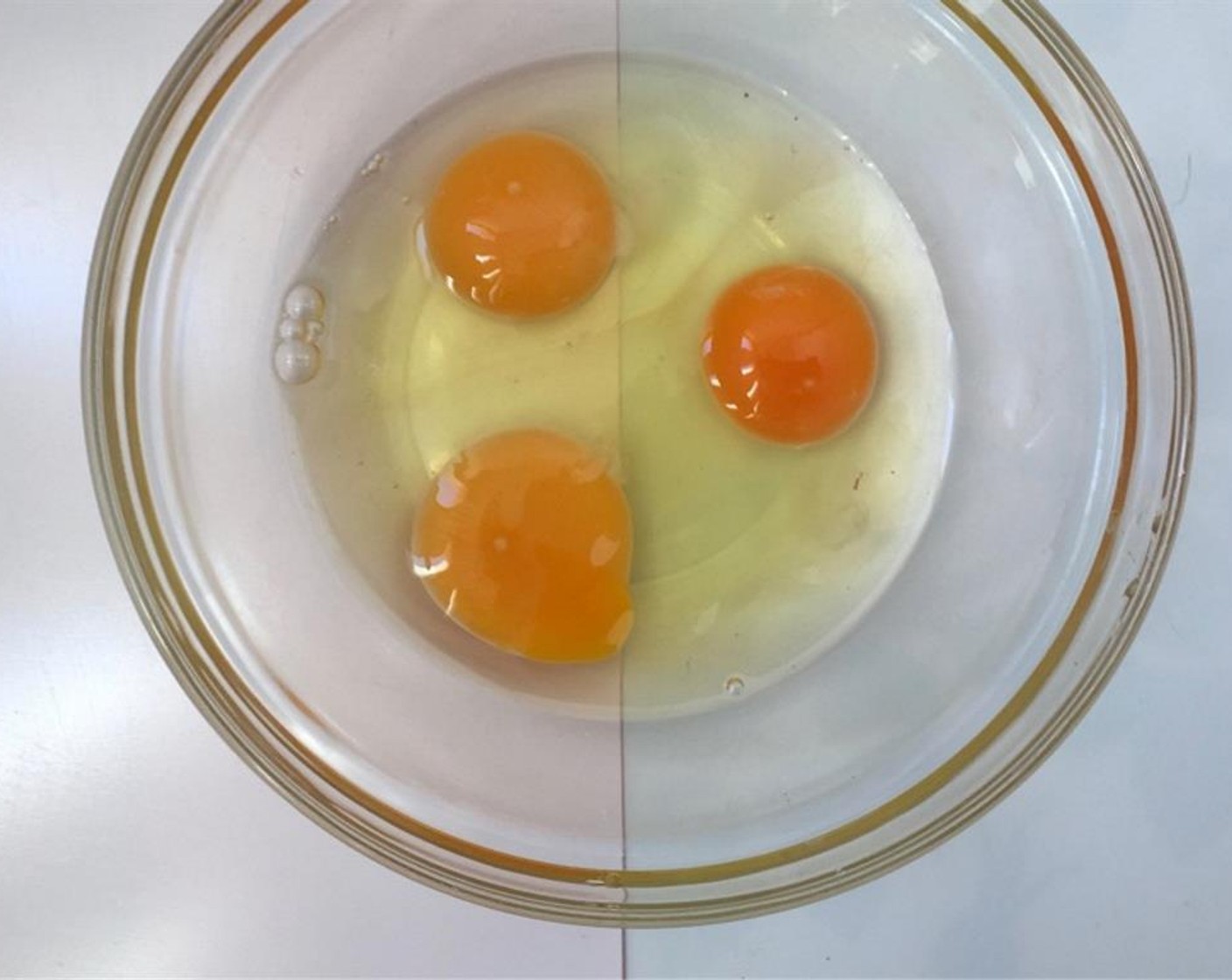 step 1 Break the Farmhouse Eggs® Large Brown Eggs (3) and add them to a large mixing bowl.