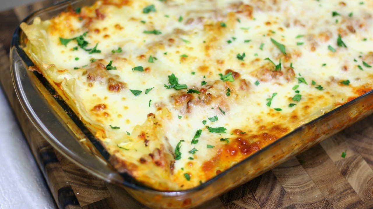Easy Meat and Cheese Lasagna Recipe SideChef