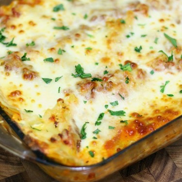 Easy Meat and Cheese Lasagna Recipe | SideChef