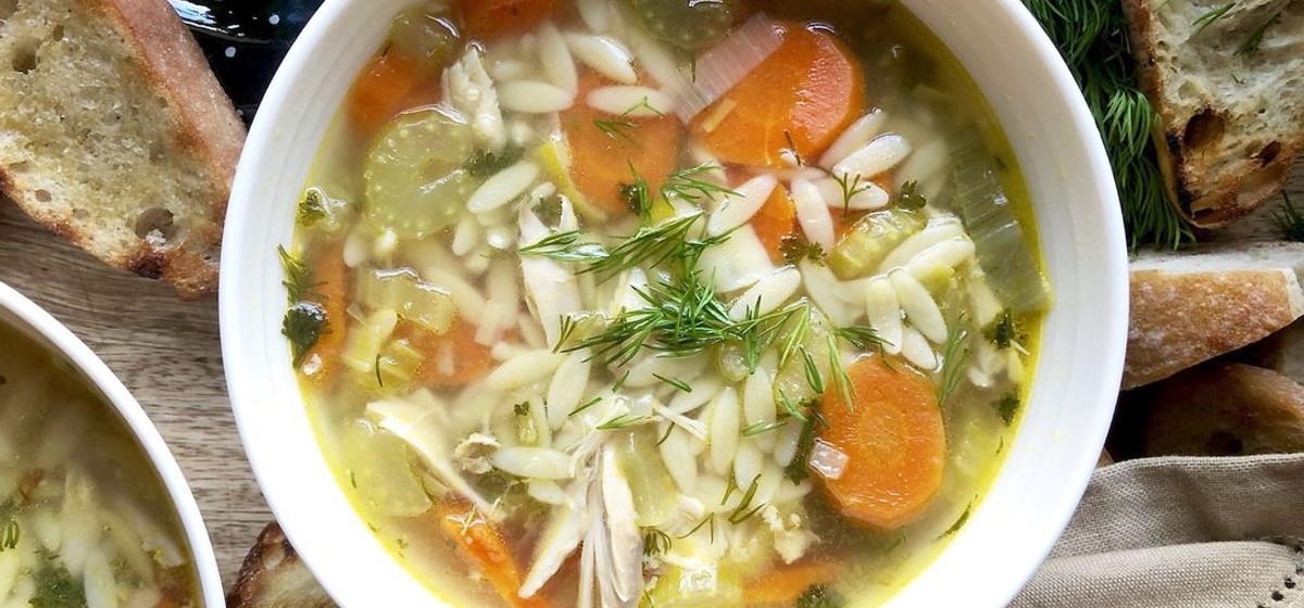 Super Quick Chicken Orzo Soup Recipe | SideChef