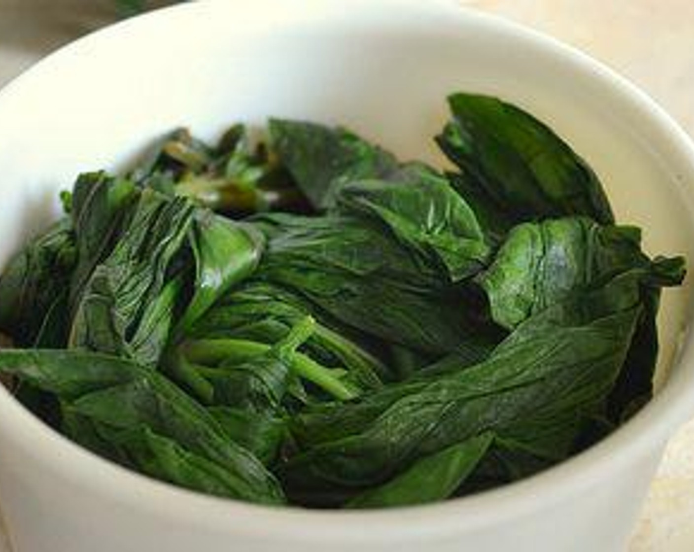 step 1 Blanch basil by putting Fresh Basil Leaves (2 cups) in boiling water for 10 seconds then plunging it into ice cold water.