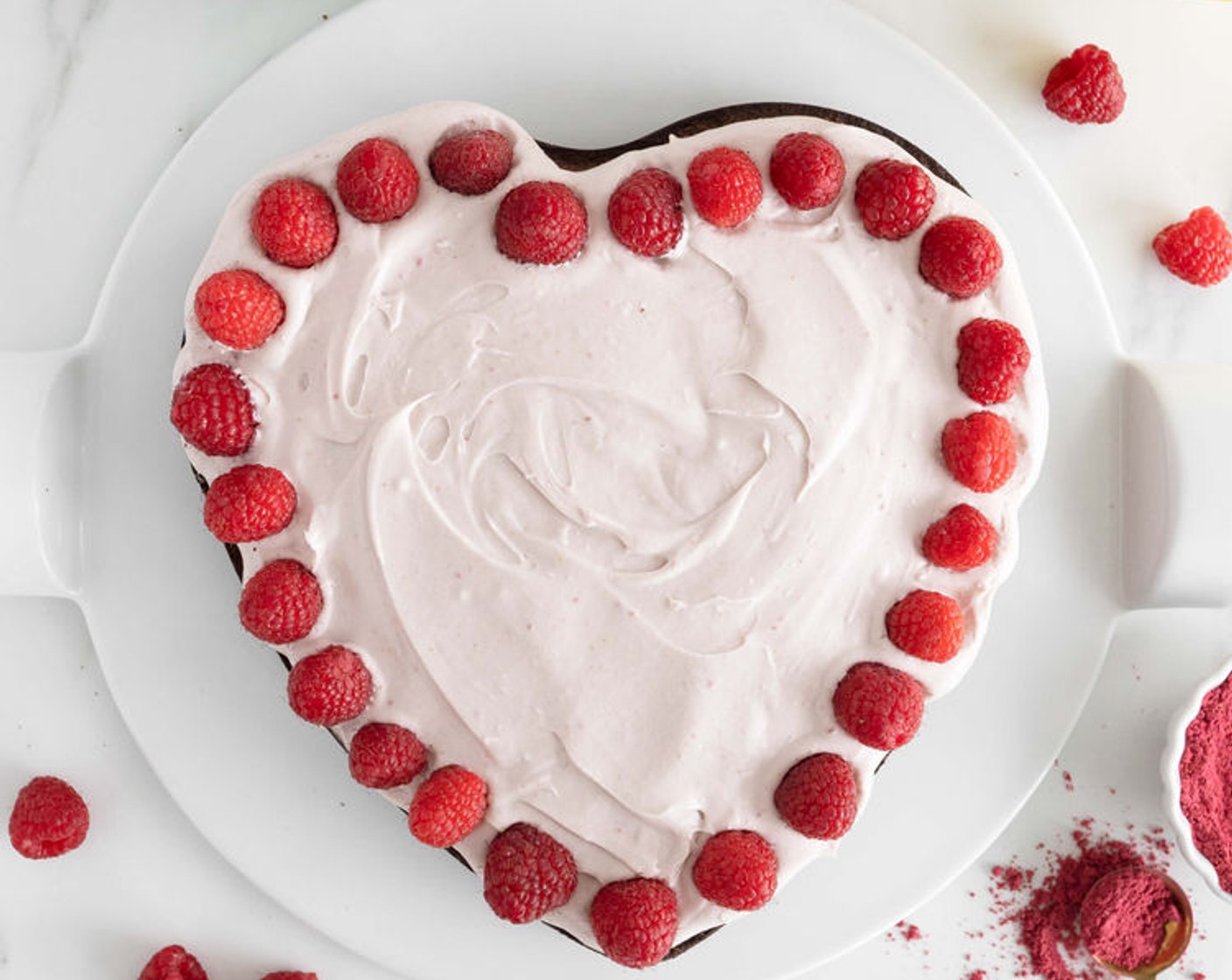 Almond Flour Raspberry Cake