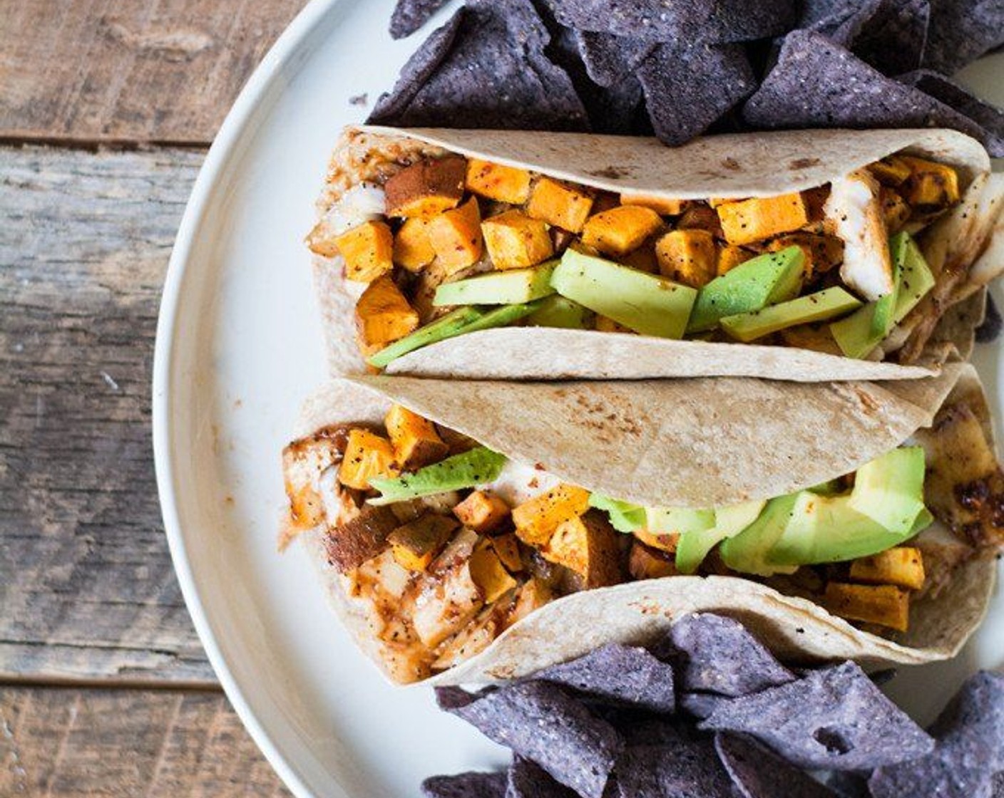 BBQ Tilapia and Sweet Potato Tacos