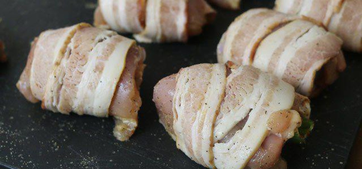 Bacon Wrapped Jalapeño Chicken Thighs Recipe | SideChef