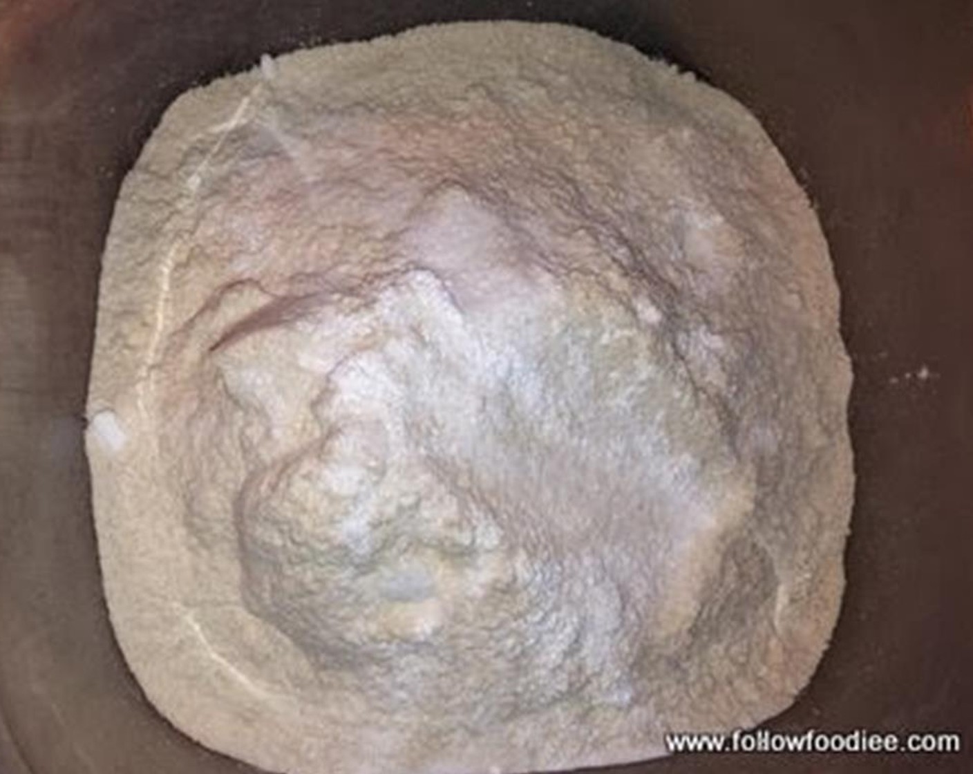 step 1 In a mixing pan, add the All-Purpose Flour (3 cups), Baking Powder (3/4 tsp), Baking Soda (1/4 tsp) and Salt (to taste).  Mix well.