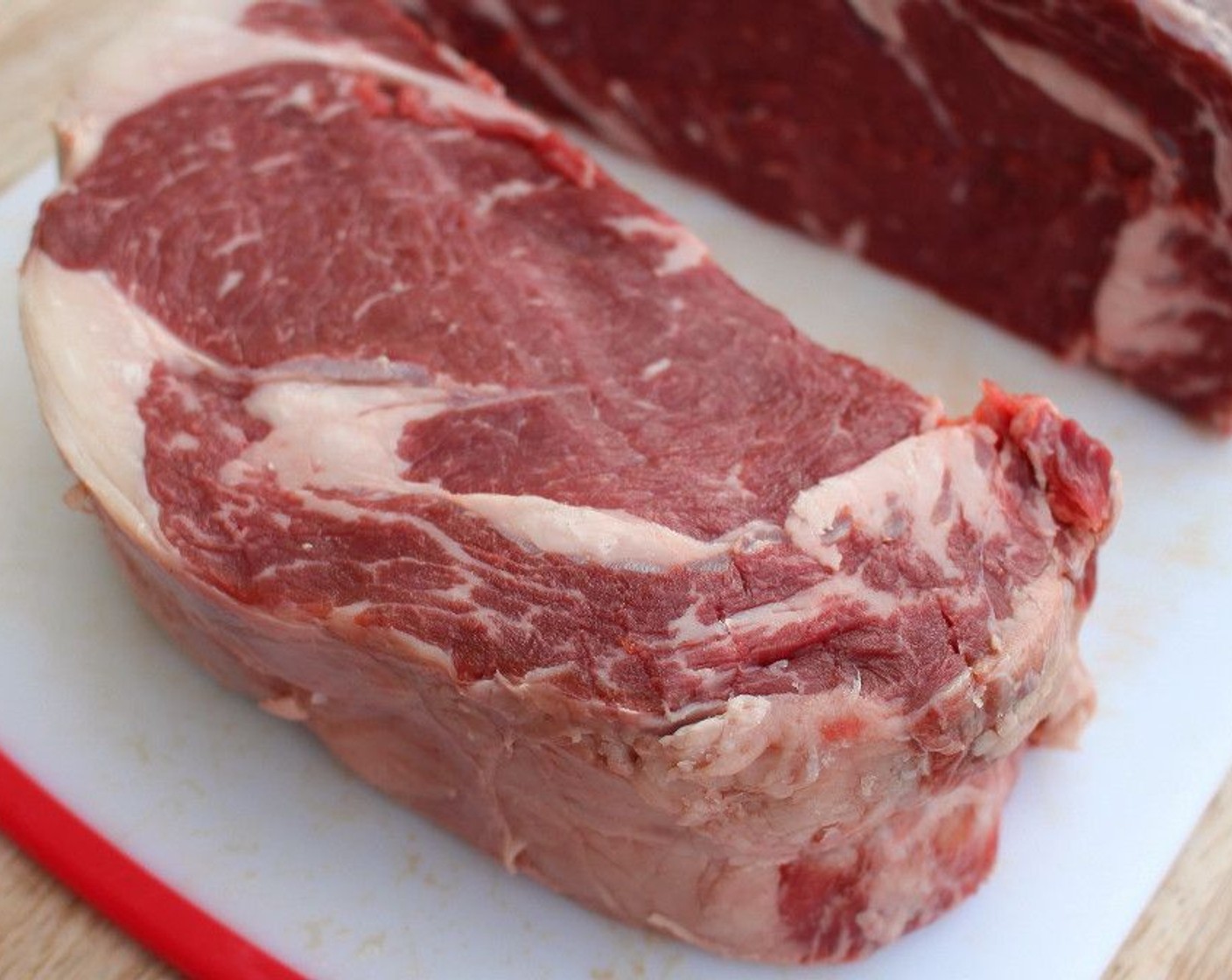 step 1 Completely remove the outer skin from the Beef Rib Roast (2 lb). Remove some of the fat, then slice into 1 by 2-inch slices, about 1/8th-inch thick.