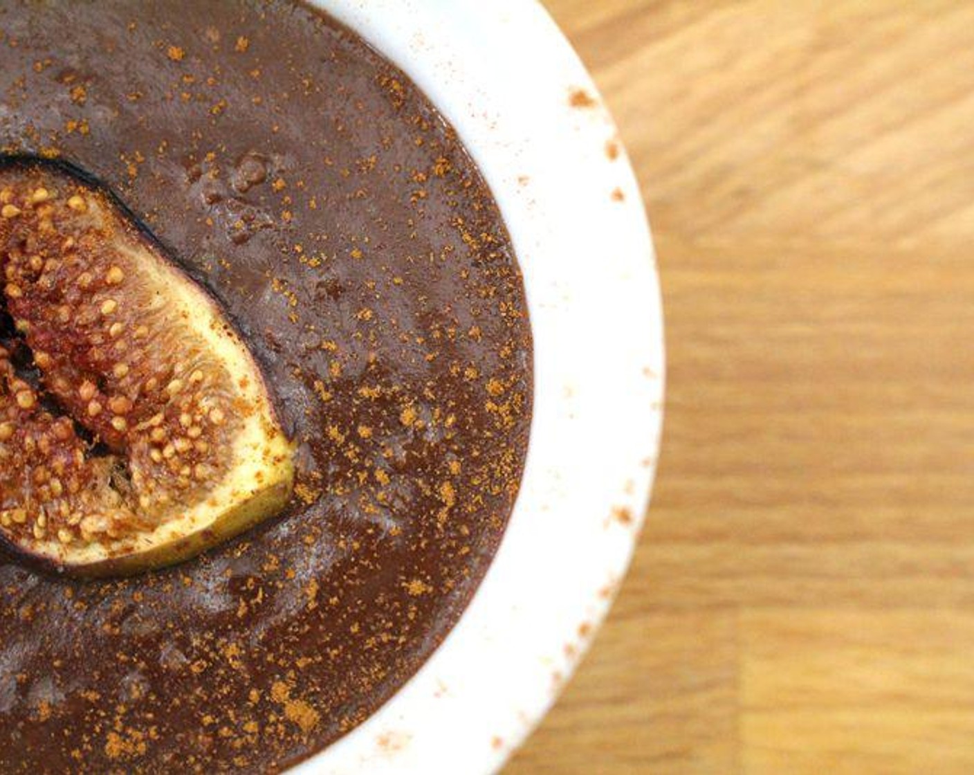 Salted Chocolate and Roasted Fig Pudding