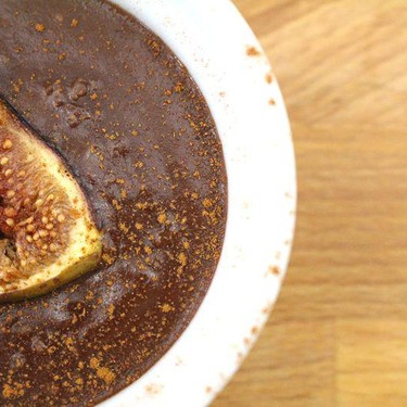 Salted Chocolate and Roasted Fig Pudding Recipe | SideChef