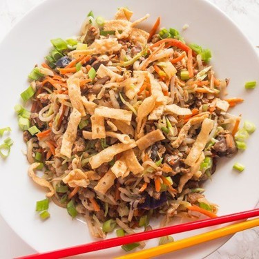 Vegan Beef Egg Roll Bowl Recipe | SideChef
