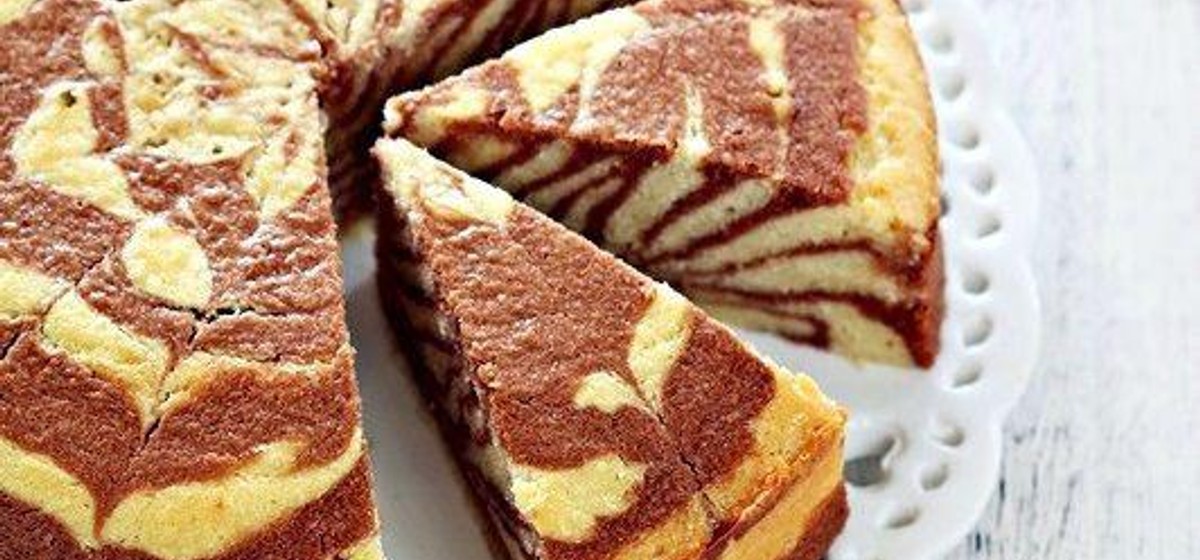Zebra Butter Cake Recipe | SideChef