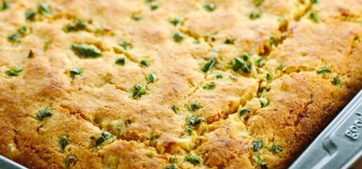 Whole Grain Jalapeño Cheddar Cornbread Recipe SideChef