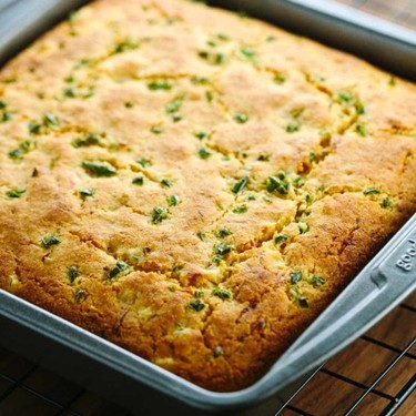 Whole Grain Jalapeño Cheddar Cornbread Recipe | SideChef