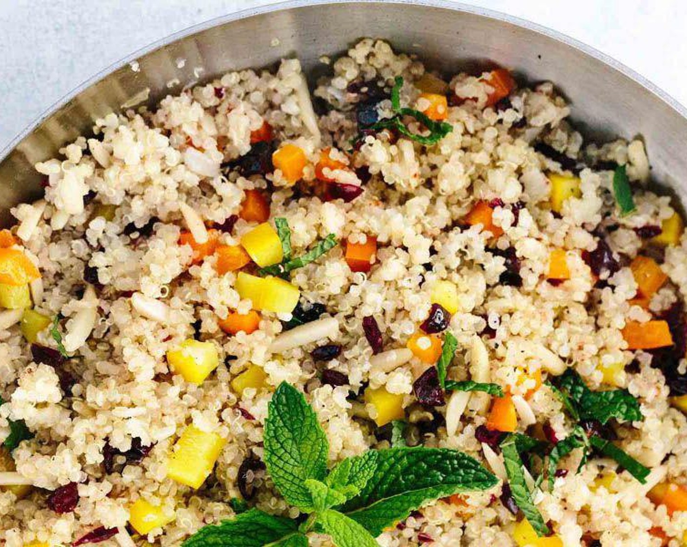 Moroccan Spiced Cranberry Almond Quinoa