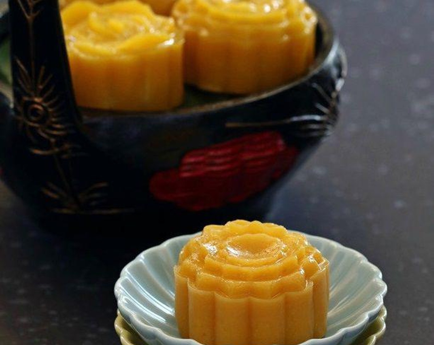 Pumpkin Ang Ku Kueh Mooncakes