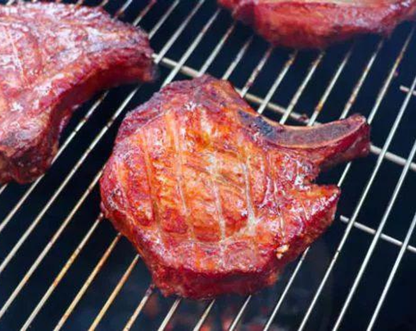 step 6 Brush glaze over chops and continue to cook until final internal temperature of 145 degrees F (62 degrees C).