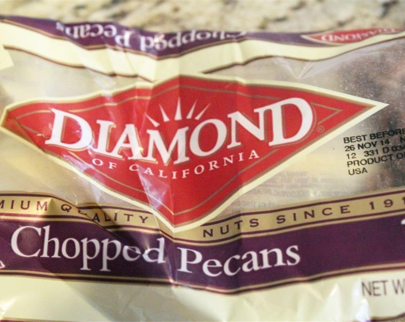 step 3 If you have whole Pecans (4 Tbsp), chop them. Mine were pre-chopped.