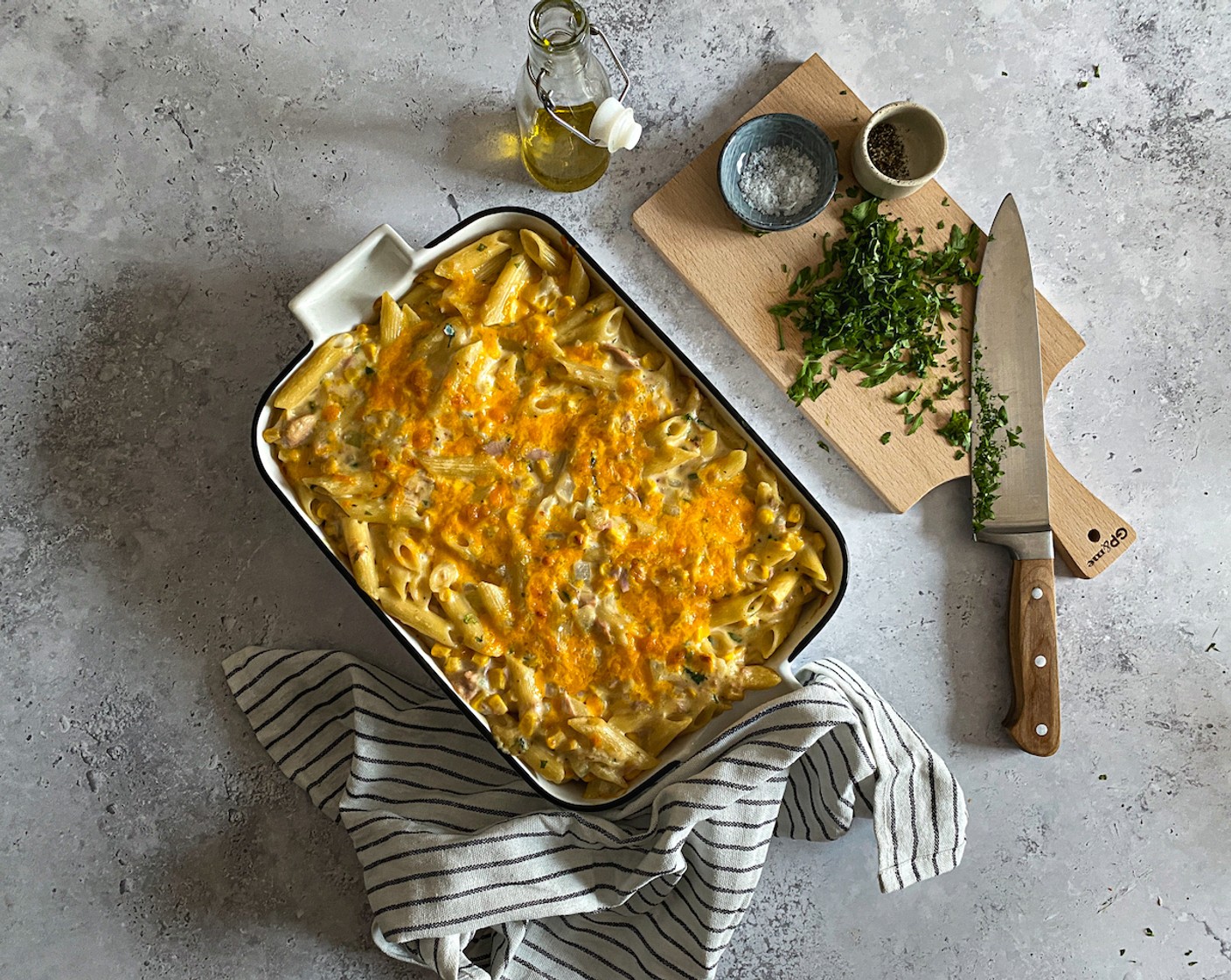 step 7 Bake in the oven for 20 minutes or until golden and bubbling.