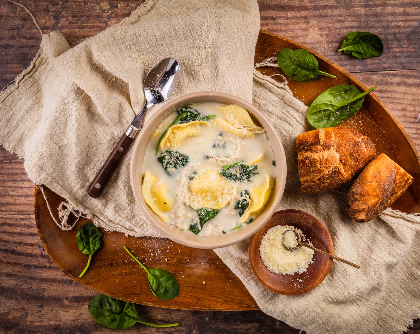 step 7 Serve the hot soup, topped with Grated Parmesan Cheese (to taste), if desired.