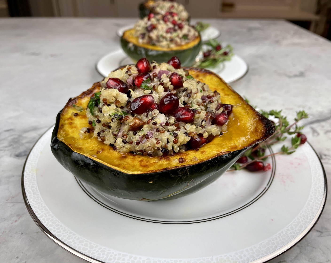 Acorn Squash Quinoa Bowl