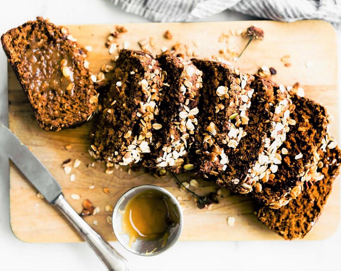 Gluten-Free Pumpkin Oatmeal Bread