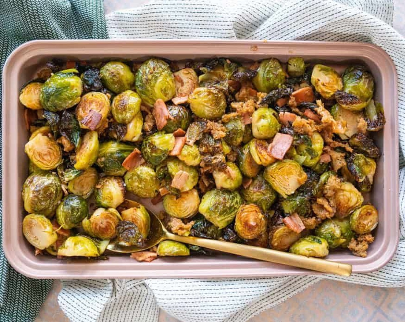 Oven Roasted Brussels Sprouts