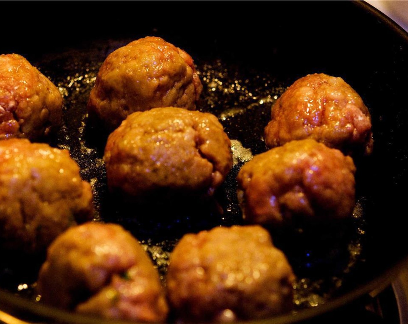 step 4 Melt Unsalted Butter (2 Tbsp) and sauté the meatballs in a skillet for a couple of minutes.