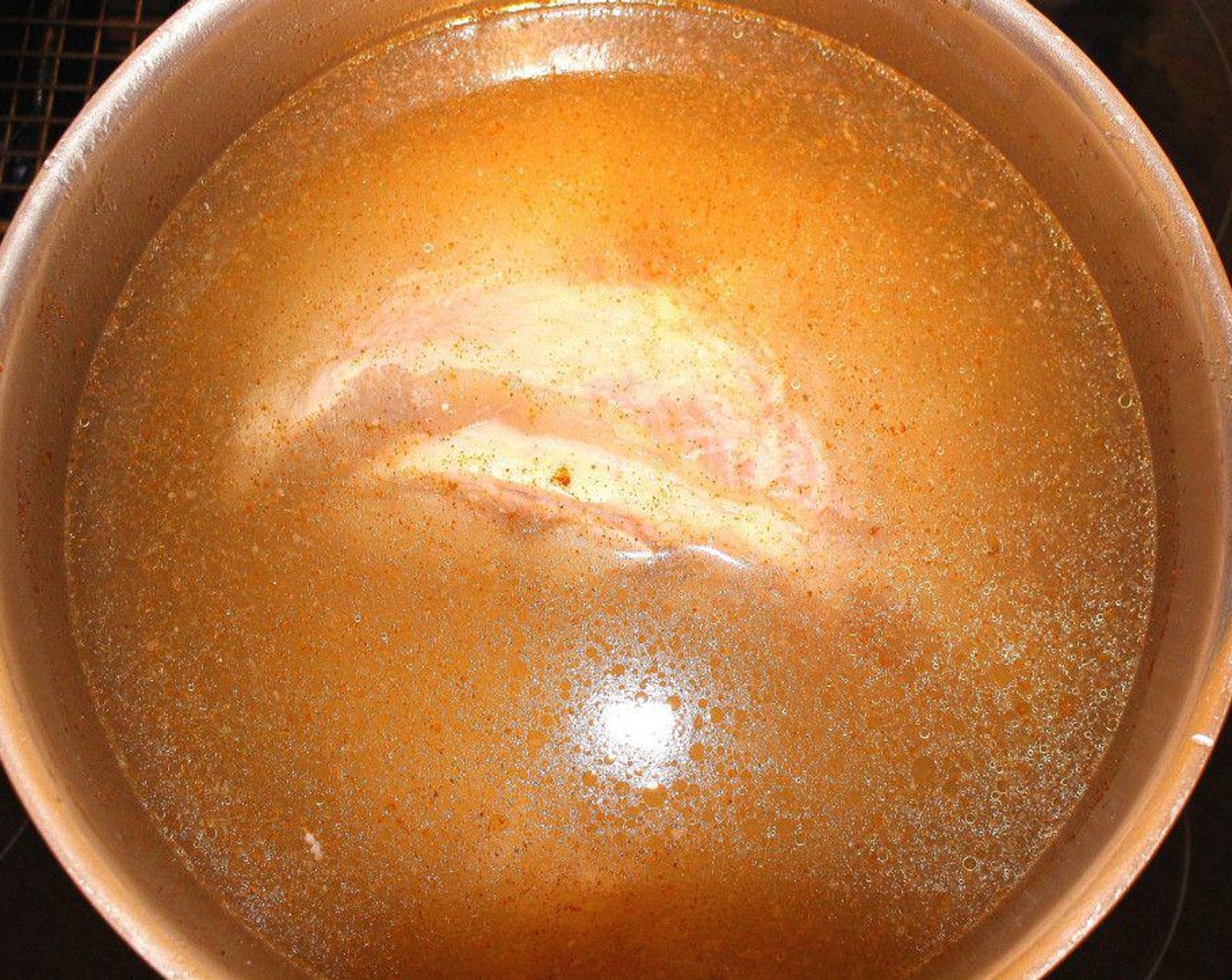 step 2 Make the brine: In a large pot, bring the Water (5 fl oz), Salt (3 Tbsp), Granulated Sugar (1/2 tsp) and Cayenne Pepper (1 pinch) to a boil. Add the Ice (3 cups) to cool the brine down quickly before you add the veal. Brine in the refrigerator overnight.