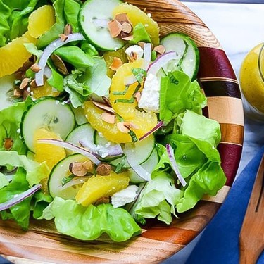 Simple Citrus Almond Salad Recipe | SideChef