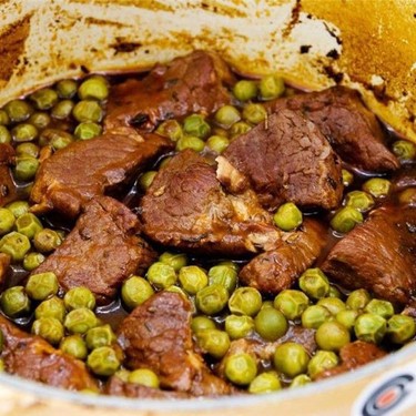 Beef Stew with Peas Recipe | SideChef