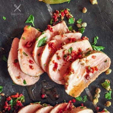 Pork Tenderloin with Sun-Dried Tomatoes and Capers Recipe | SideChef