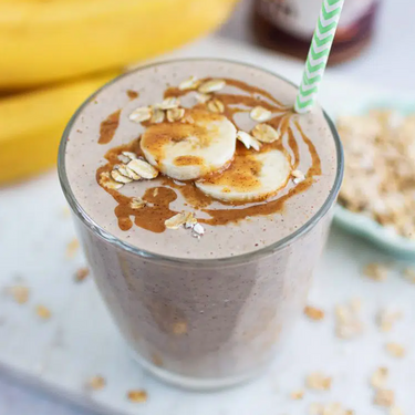 Banana Peanut Butter Smoothie Recipe | SideChef