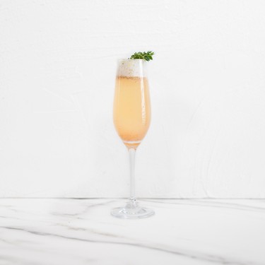 Thyme Bellini Recipe | SideChef