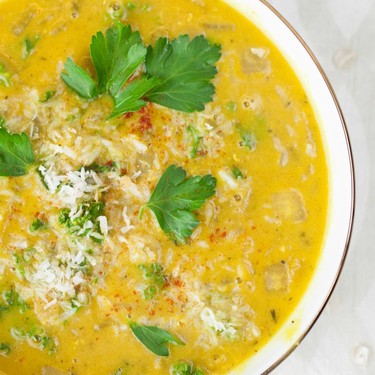Creamy Spiced Coconut Lentil Soup Recipe | SideChef