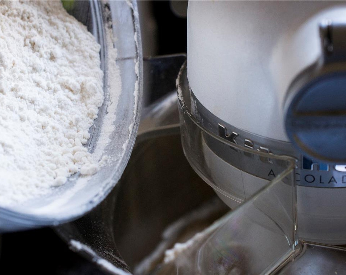 step 3 In another bowl, mix together the All-Purpose Flour (2 1/2 cups), Salt (1 tsp), Baking Soda (1 tsp), and Baking Powder (1 tsp).