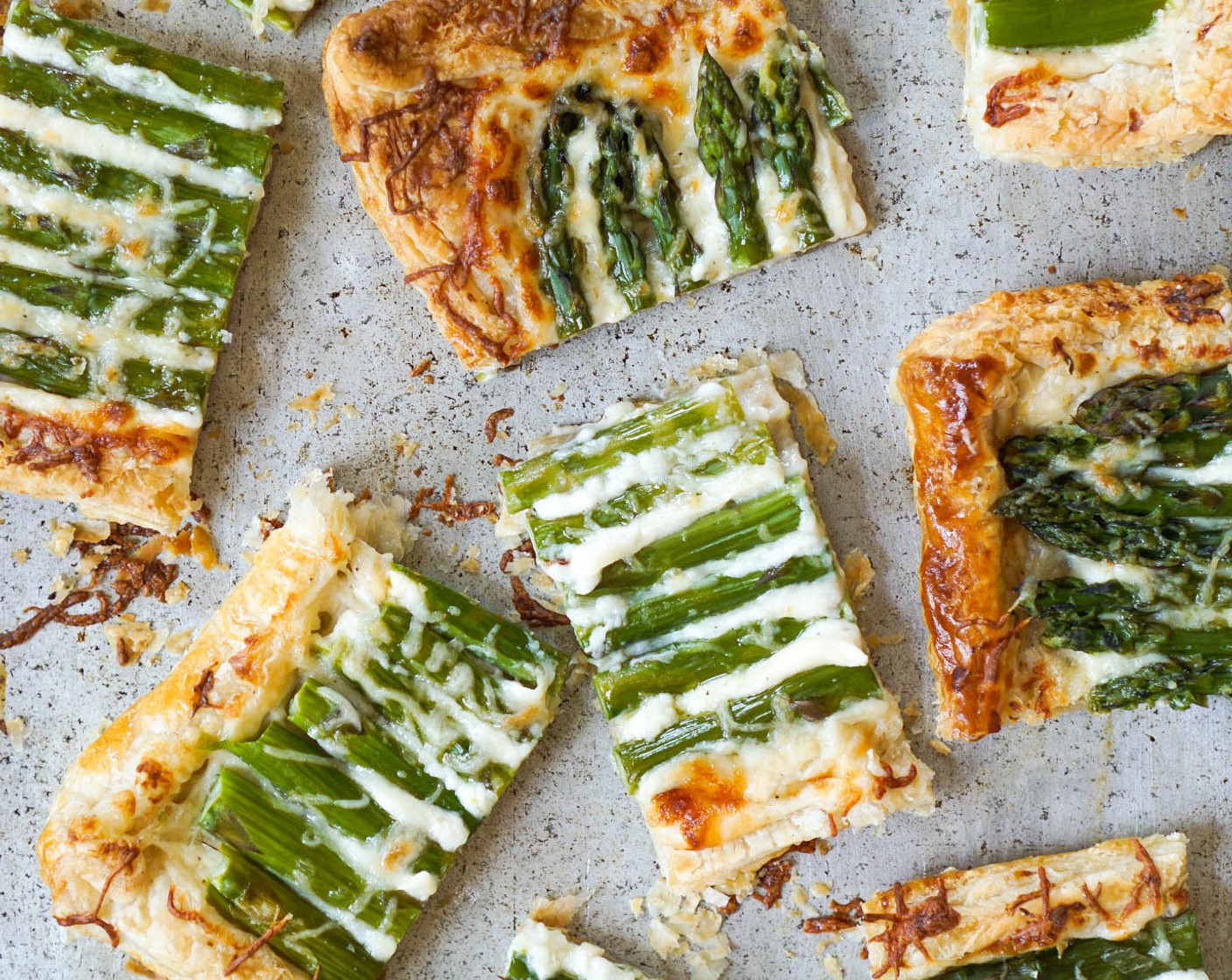 Pecorino Romano and Parmesan Asparagus Tart