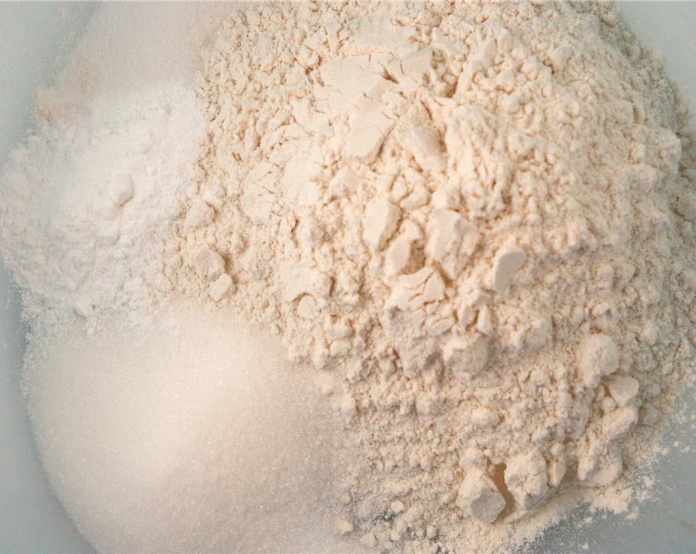 step 2 In a medium bowl, combine All-Purpose Flour (1 cup), Granulated Sugar (2 Tbsp), Baking Powder (1/2 Tbsp), and Salt (1 tsp). Mix well.