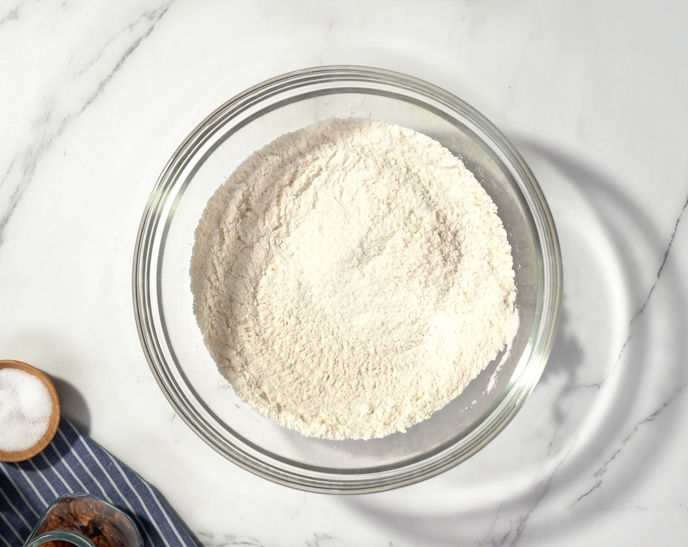 step 4 In a mixing bowl, combine All-Purpose Flour (2 cups), Granulated Sugar (2 cups), Baking Soda (1 tsp), and Salt (1 tsp). Mix to combine.