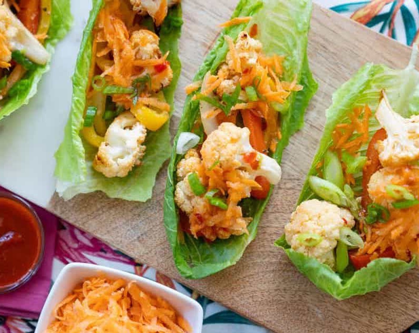 Vegan Cauliflower Lettuce Wraps