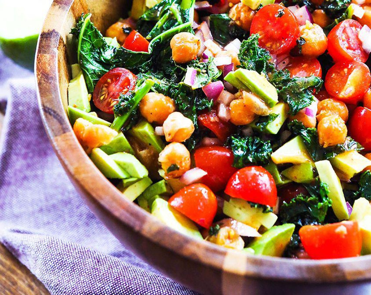 Kale Salad with Chickpeas