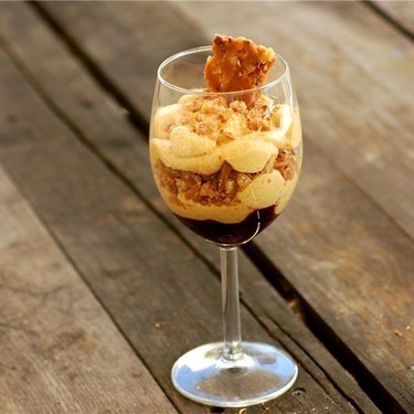 Pumpkin Mousse with Toffee Crunch Recipe | SideChef