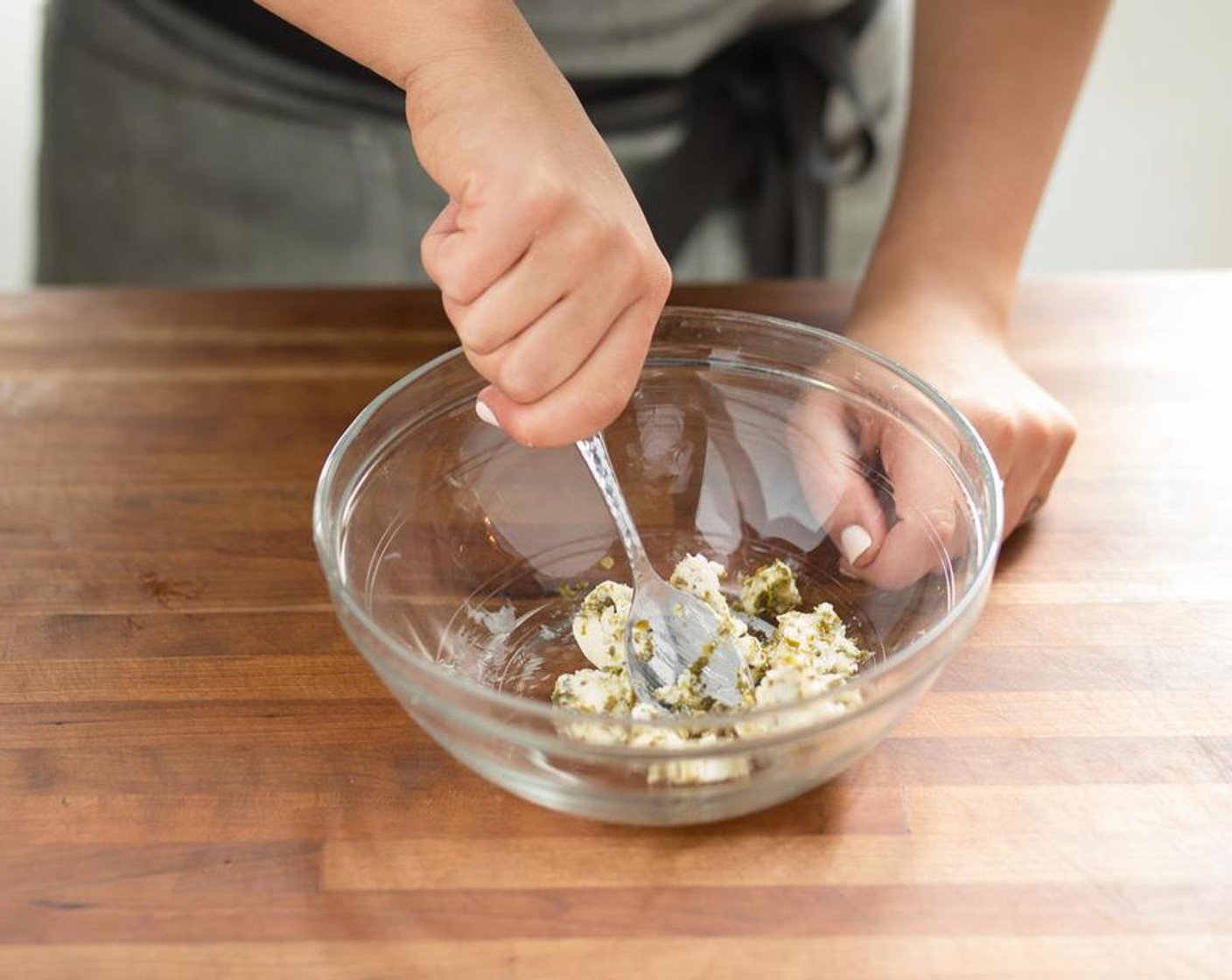 step 6 When the Butter (4 Tbsp) is at room temperature, add it to the bowl with the chopped capers. Stir until creamy and well combined.