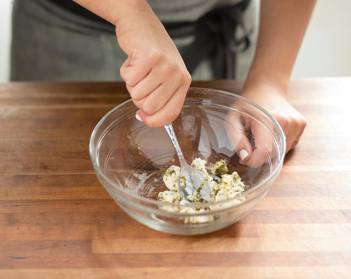 step 6 When the Butter (1/4 cup) is at room temperature, add it to the bowl with the chopped capers. Stir until creamy and well combined.