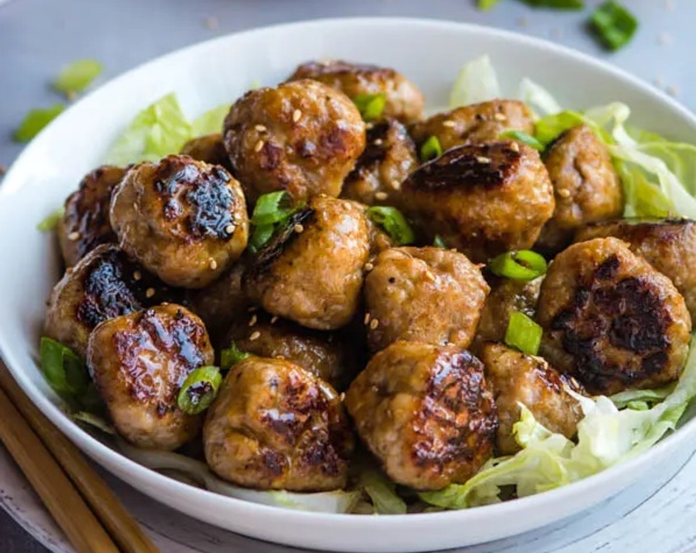 Chinese BBQ Pork (Char Siu) Meatballs