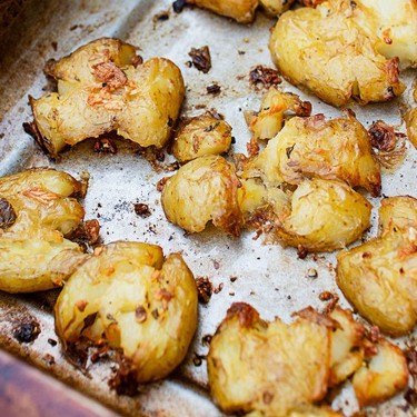 Super Crispy Smashed Potato Recipe | SideChef