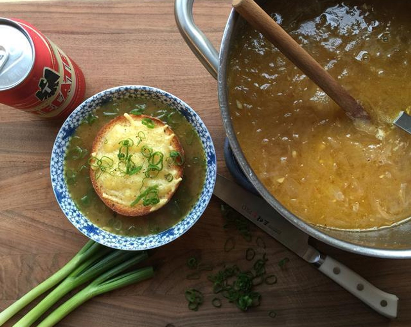 Filipino Beer Onion Soup