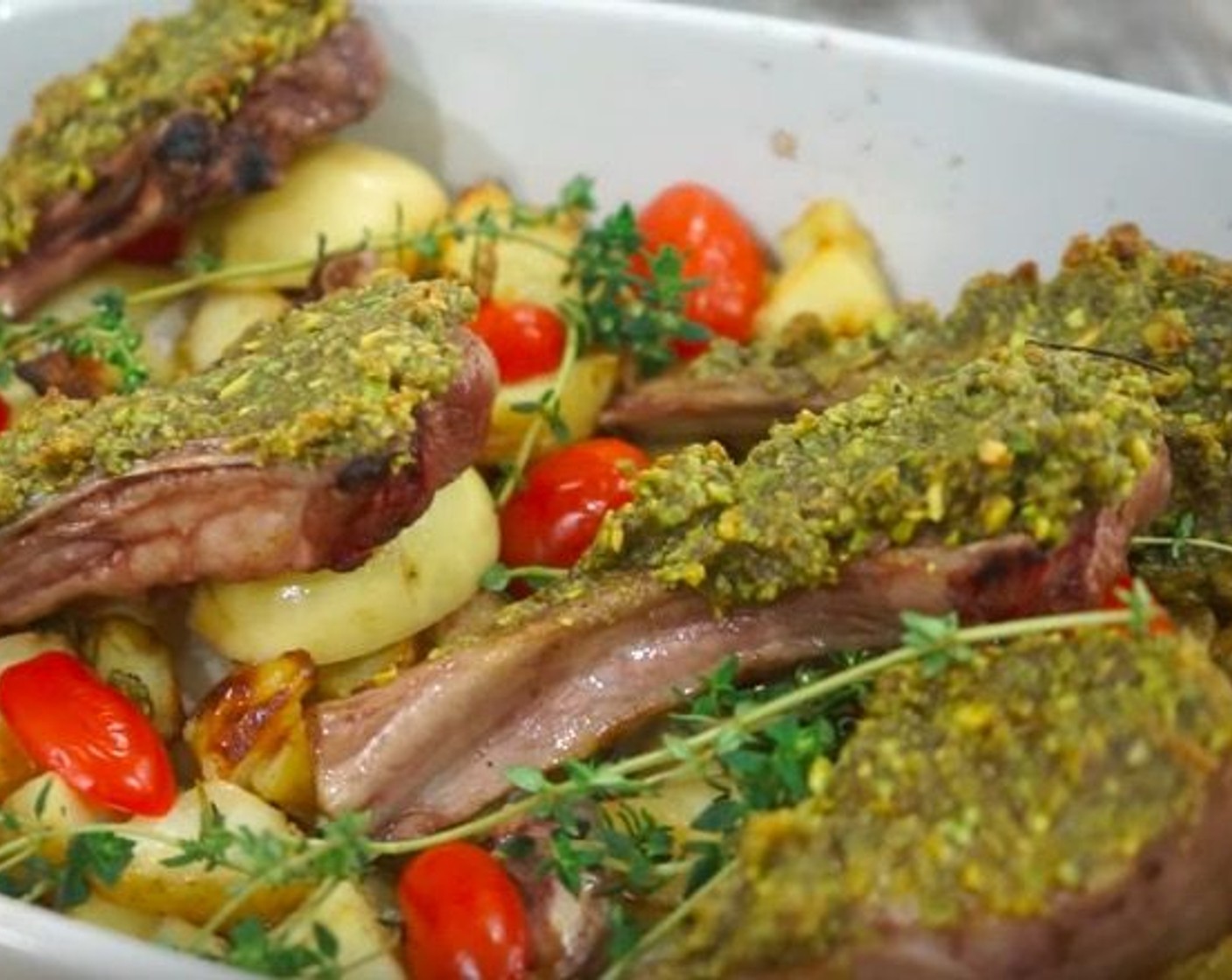 Pistachio Grilled Lamb Chops