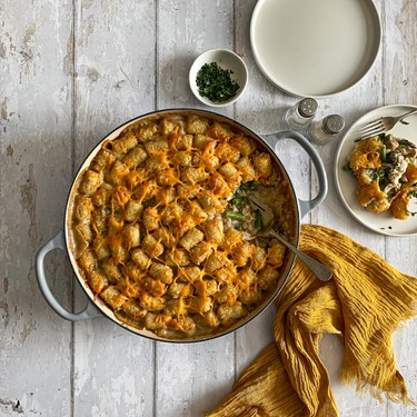 Creamy Chicken Tater Tot Casserole Recipe | SideChef